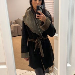 Genuine Shearling Robe Coat